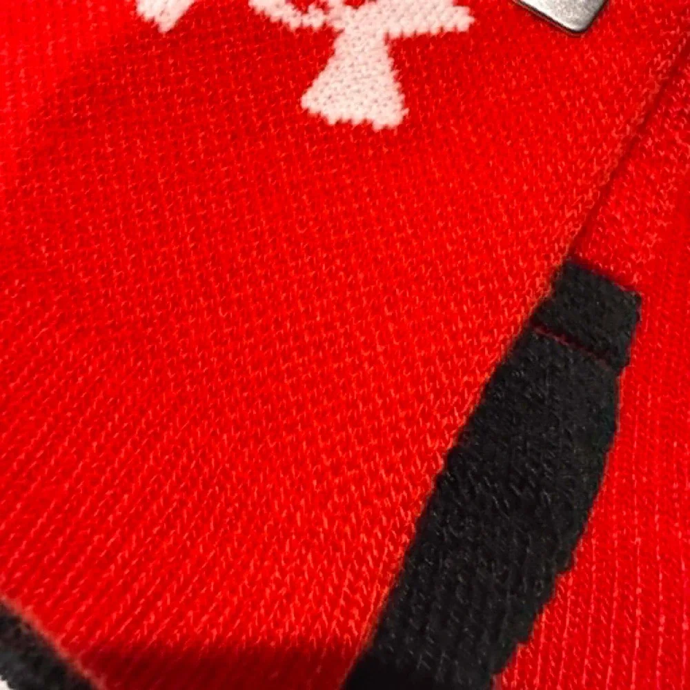 Under Armour UA Team Cushioned Crew Socks Red 1367820-600 Mens 8.5-13